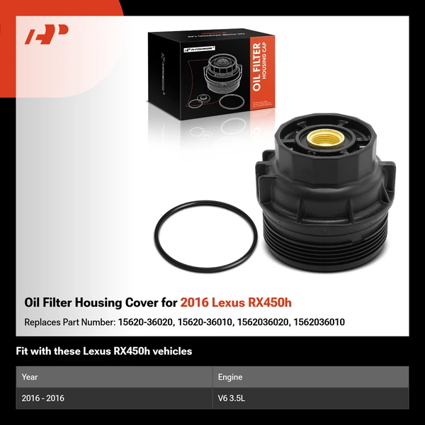 Oil Filter Housing Cover for 2016 Lexus RX450h