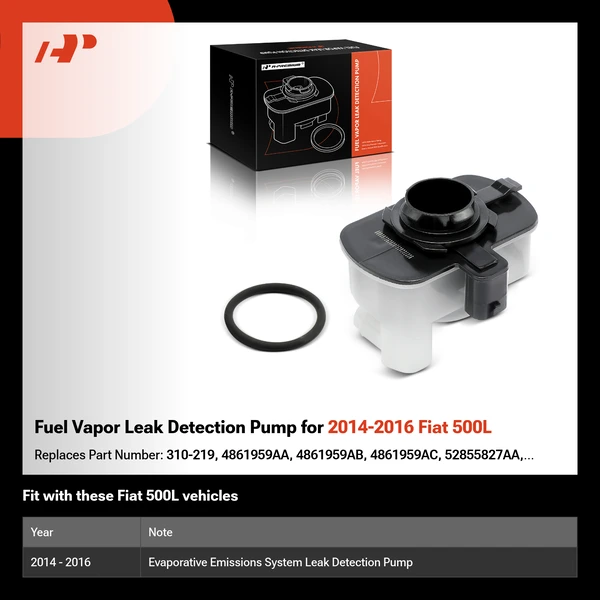 Fuel Vapor Leak Detection Pump for 2014-2016 Fiat 500L