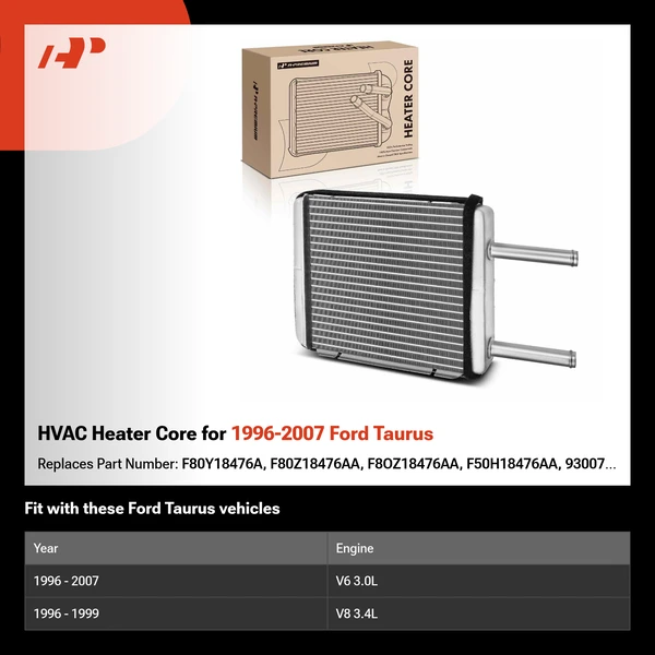 HVAC Heater Core for 1996-2007 Ford Taurus