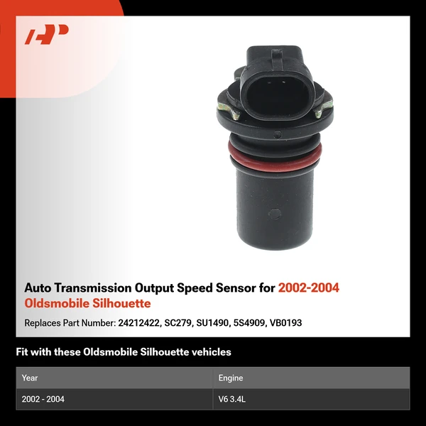 Auto Transmission Output Speed Sensor for 2002-2004 Oldsmobile Silhouette