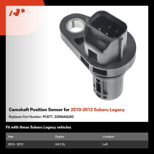 Camshaft Position Sensor for 2010-2012 Subaru Legacy