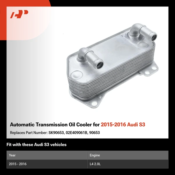 Automatic Transmission Oil Cooler for 2015-2016 Audi S3