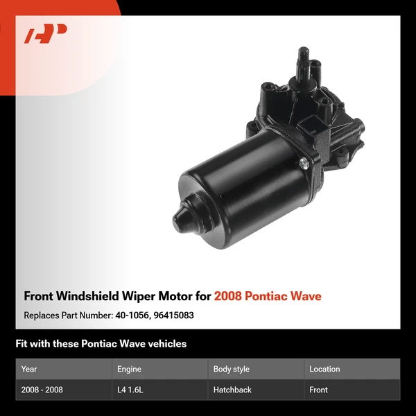 Front Windshield Wiper Motor for 2008 Pontiac Wave