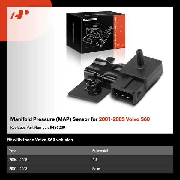 Manifold Pressure (MAP) Sensor for 2001-2005 Volvo S60