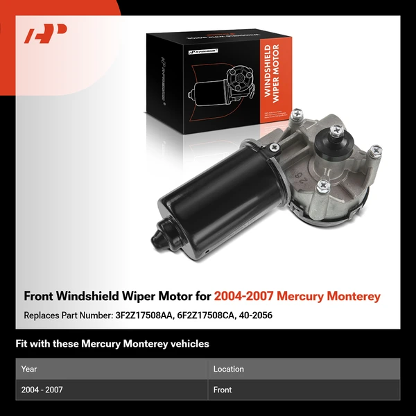 Front Windshield Wiper Motor for 2004-2007 Mercury Monterey