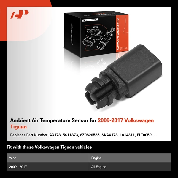 Ambient Air Temperature Sensor for 2009-2017 Volkswagen Tiguan