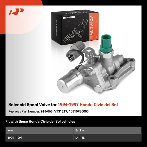 Solenoid Spool Valve for 1994-1997 Honda Civic del Sol