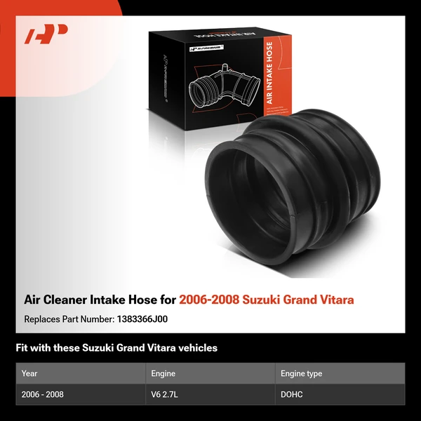 Air Cleaner Intake Hose for 2006-2008 Suzuki Grand Vitara