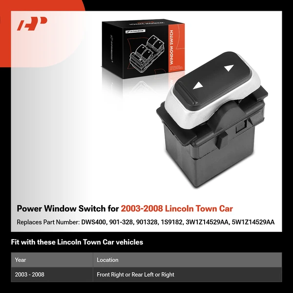 Power Window Switch for 2003-2008 Lincoln Town Car