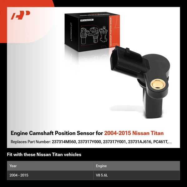 Engine Camshaft Position Sensor for 2004-2015 Nissan Titan
