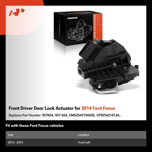 Front Driver Door Lock Actuator for 2014 Ford Focus