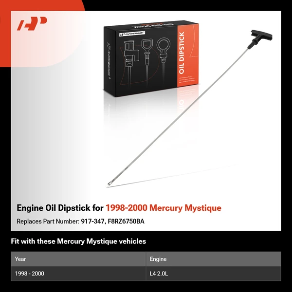 Engine Oil Dipstick for 1998-2000 Mercury Mystique