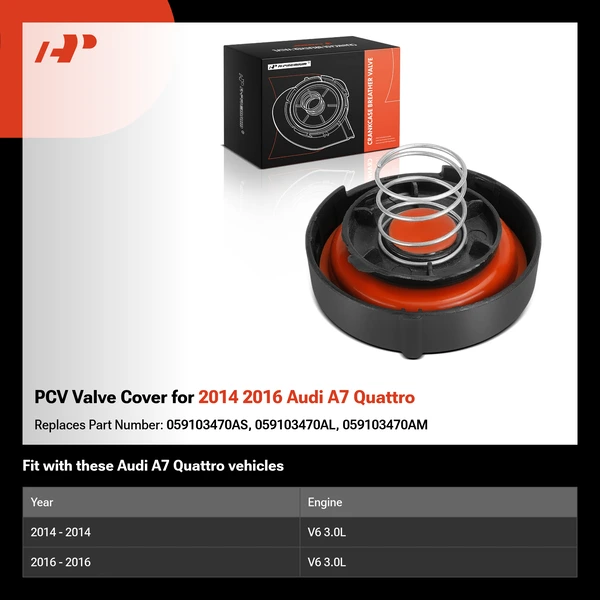 PCV Valve Cover for 2014 2016 Audi A7 Quattro