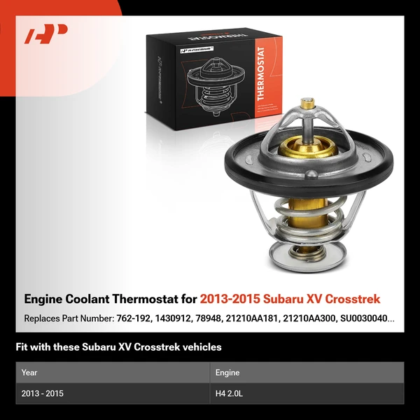 Engine Coolant Thermostat for 2013-2015 Subaru XV Crosstrek