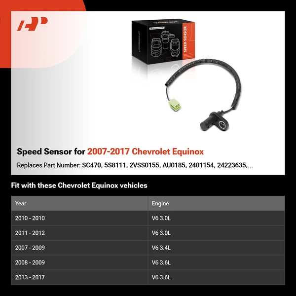 Speed Sensor for 2007-2017 Chevrolet Equinox