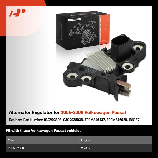 Alternator Regulator for 2006-2008 Volkswagen Passat