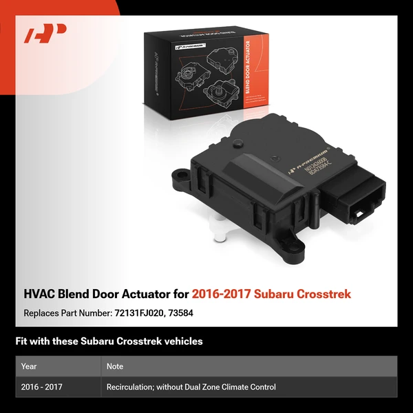 HVAC Blend Door Actuator for 2016-2017 Subaru Crosstrek
