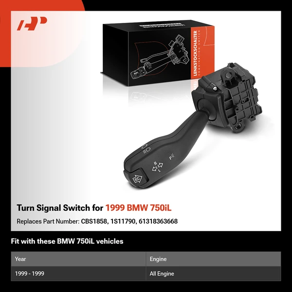 Turn Signal Switch for 1999 BMW 750iL