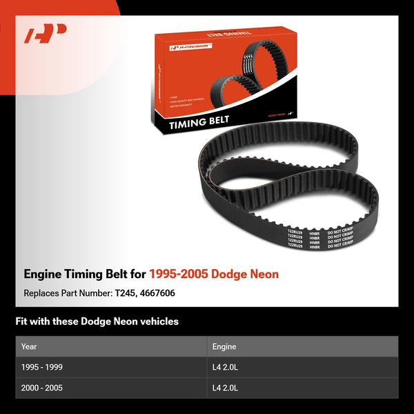 Engine Timing Belt for 1995-2005 Dodge Neon
