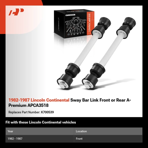 1982-1987 Lincoln Continental Sway Bar Link Front or Rear A-Premium APCA3518