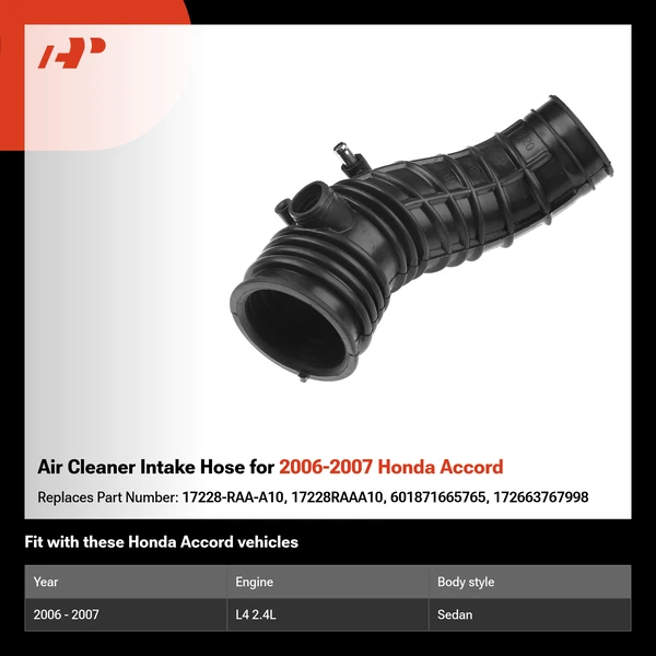 Air Cleaner Intake Hose for 2006-2007 Honda Accord