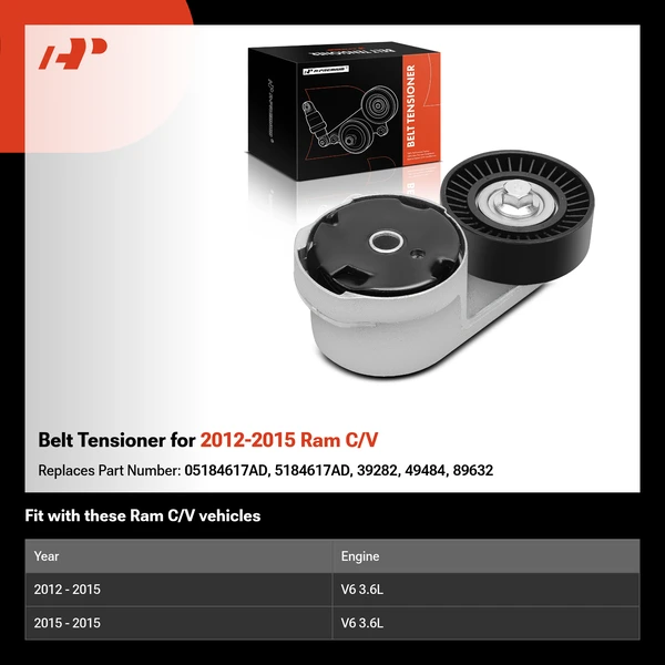 Belt Tensioner for 2012-2015 Ram C/V