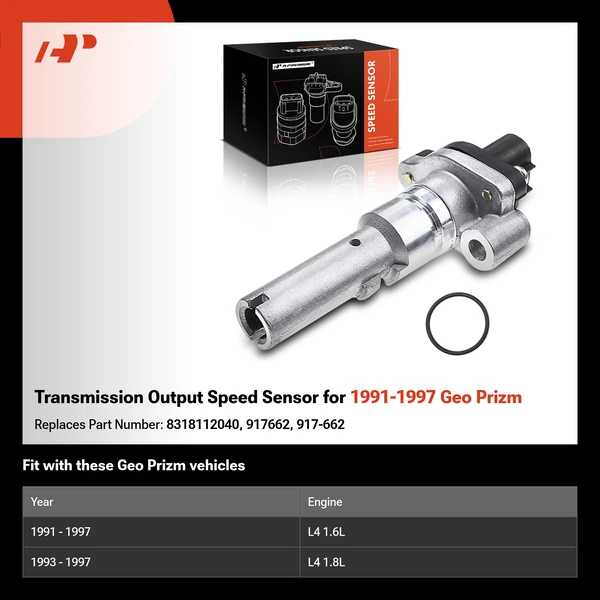 Transmission Output Speed Sensor for 1991-1997 Geo Prizm