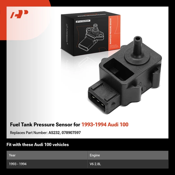 Fuel Tank Pressure Sensor for 1993-1994 Audi 100