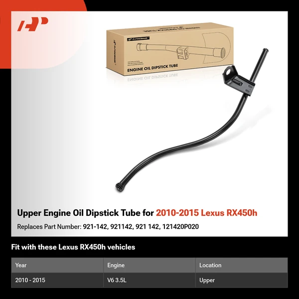 Upper Engine Oil Dipstick Tube for 2010-2015 Lexus RX450h
