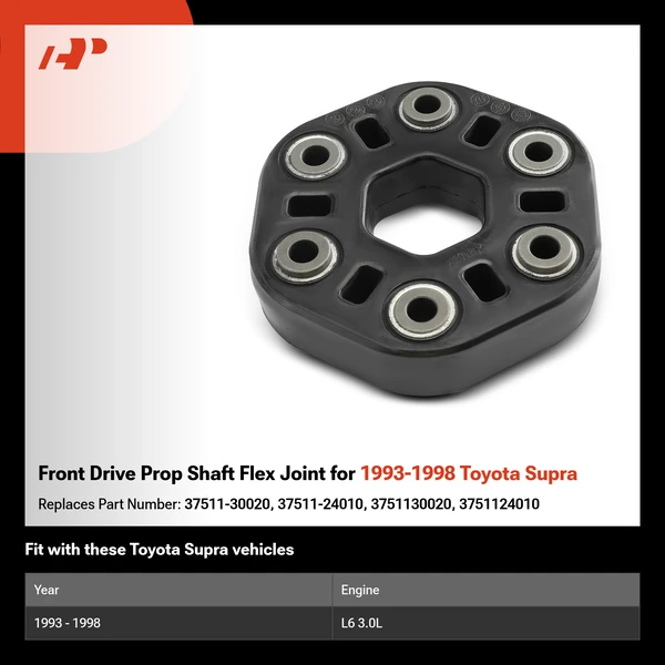 Front Drive Prop Shaft Flex Joint for 1993-1998 Toyota Supra