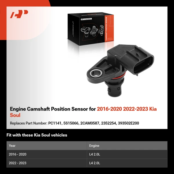 Engine Camshaft Position Sensor for 2016-2020 2022-2023 Kia Soul
