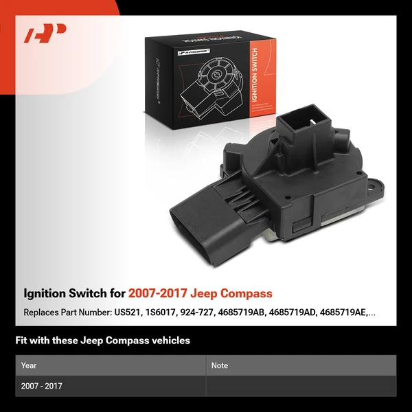 Ignition Switch for 2007-2017 Jeep Compass