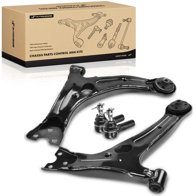 4 Pcs Front Lower Control Arm Tie Rod End