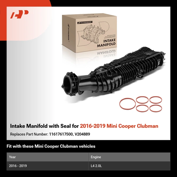 Intake Manifold with Seal for 2016-2019 Mini Cooper Clubman