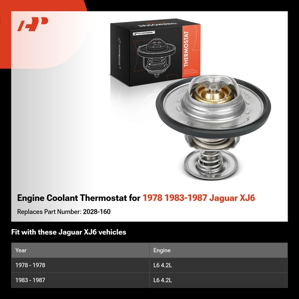 Engine Coolant Thermostat for 1978 1983-1987 Jaguar XJ6