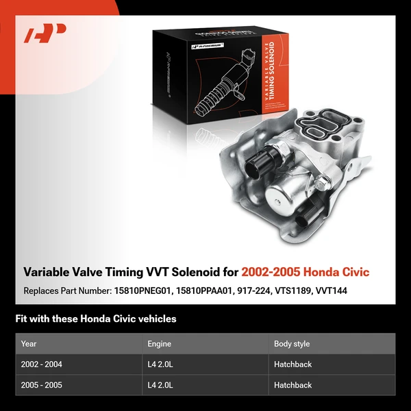 Variable Valve Timing VVT Solenoid for 2002-2005 Honda Civic