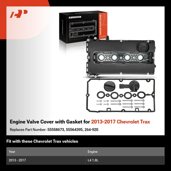 Engine Valve Cover with Gasket for 2013-2017 Chevrolet Trax