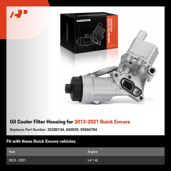 Oil Cooler Filter Housing for 2013-2021 Buick Encore
