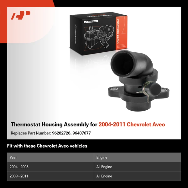 Thermostat Housing Assembly for 2004-2011 Chevrolet Aveo