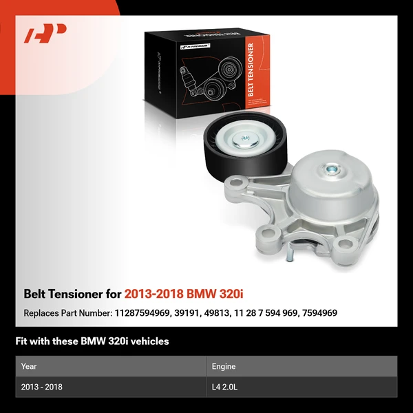 Belt Tensioner for 2013-2018 BMW 320i