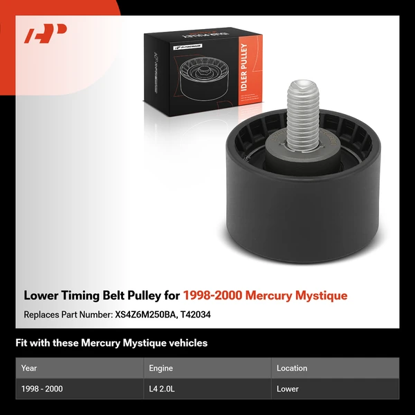 Lower Timing Belt Pulley for 1998-2000 Mercury Mystique