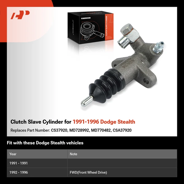 Clutch Slave Cylinder for 1991-1996 Dodge Stealth