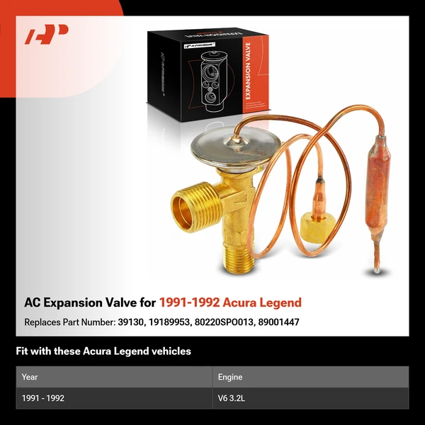 AC Expansion Valve for 1991-1992 Acura Legend
