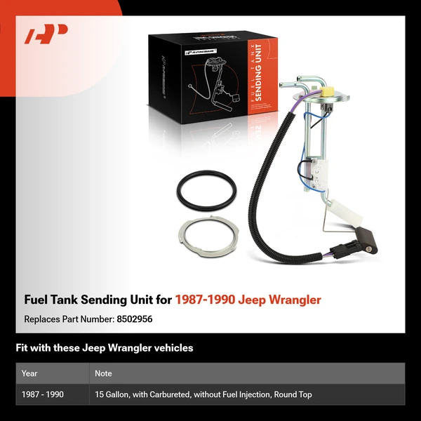 Fuel Tank Sending Unit for 1987-1990 Jeep Wrangler