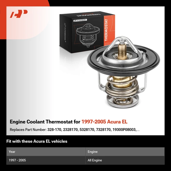 Engine Coolant Thermostat for 1997-2005 Acura EL