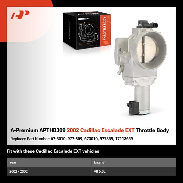 A-Premium APTHB309 2002 Cadillac Escalade EXT Throttle Body