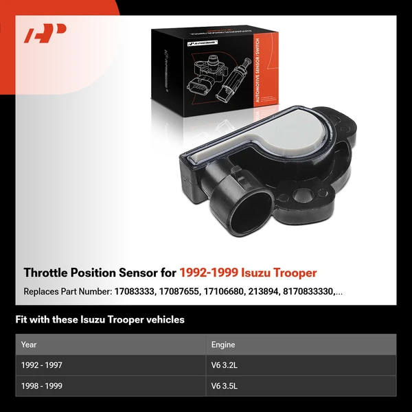 Throttle Position Sensor for 1992-1999 Isuzu Trooper
