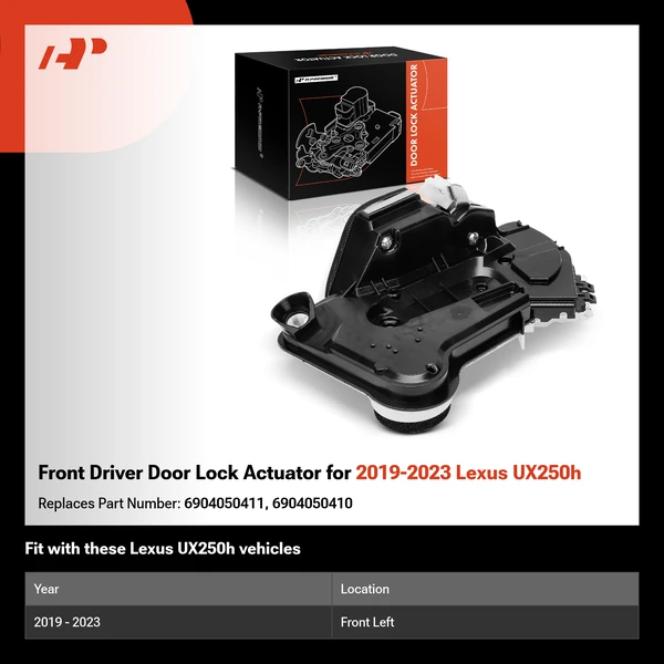 Front Driver Door Lock Actuator for 2019-2023 Lexus UX250h