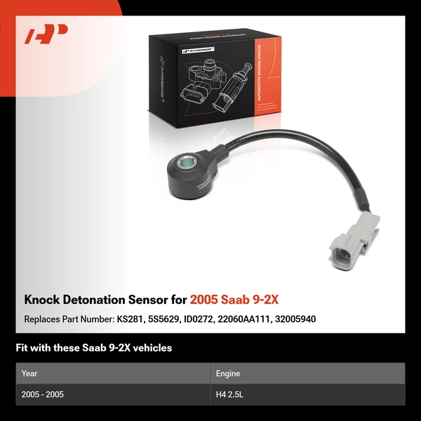 Knock Detonation Sensor for 2005 Saab 9-2X