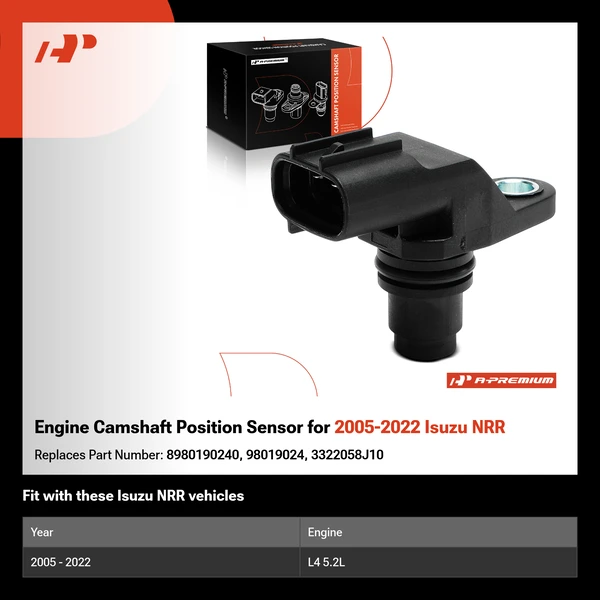Engine Camshaft Position Sensor for 2005-2022 Isuzu NRR